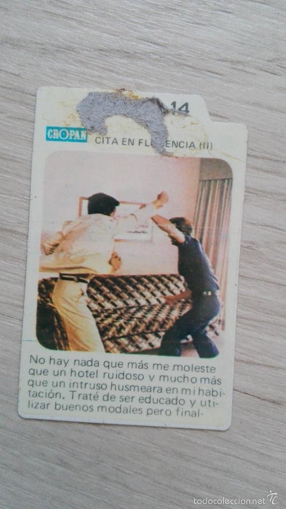 Coleccionismo Cromos antiguos: EL ARCHIVO SECRETO DE EL SANTO - CROPAN - FICHA N&ordm; 14
