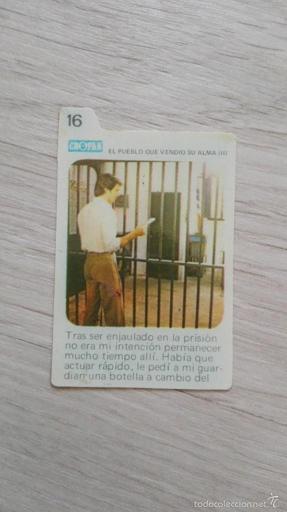 Coleccionismo Cromos antiguos: EL ARCHIVO SECRETO DE EL SANTO - CROPAN - FICHA N&ordm; 16