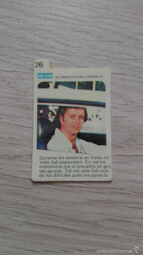 Coleccionismo Cromos antiguos: EL ARCHIVO SECRETO DE EL SANTO - CROPAN - FICHA N&ordm; 26