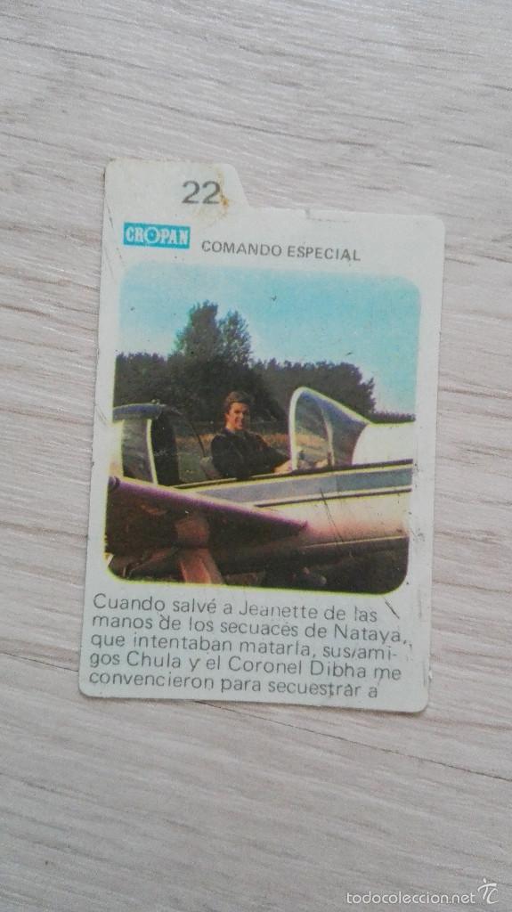 Coleccionismo Cromos antiguos: EL ARCHIVO SECRETO DE EL SANTO - CROPAN - FICHA N&ordm; 22