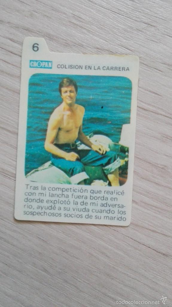 Coleccionismo Cromos antiguos: EL ARCHIVO SECRETO DE EL SANTO - CROPAN - FICHA N&ordm; 6