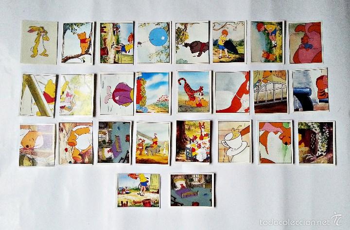 Coleccionismo cromos antiguos: 24+2 Cromos Winnio the Pooh de PANINI