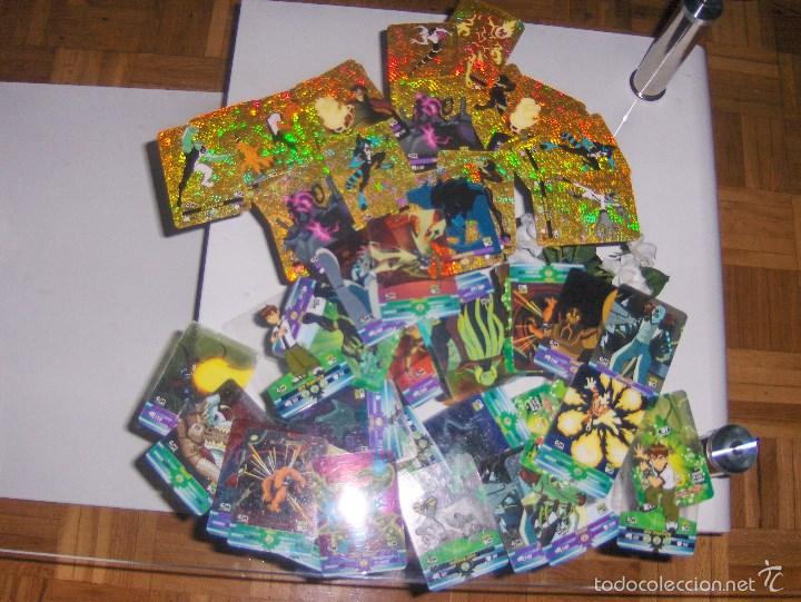 Coleccionismo cromos antiguos: LOTE DE 56 LAMINCARDS BEN 10 - Foto 1
