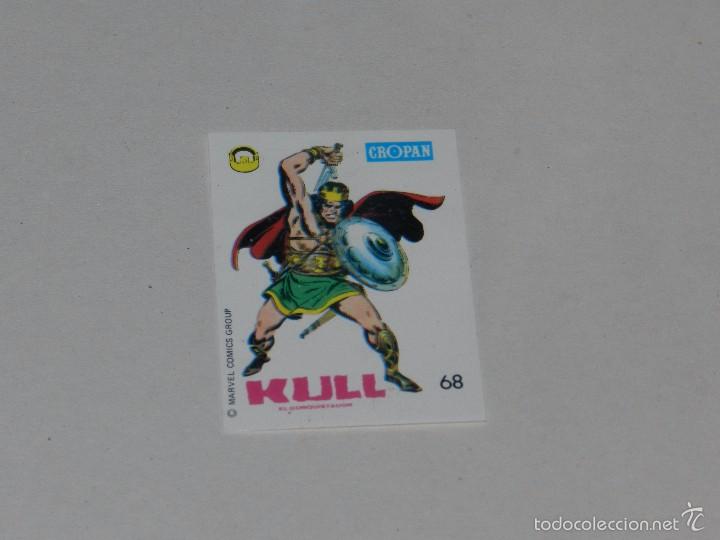Coleccionismo Cromos antiguos: CROPAN KULL 68 - HEROES FANTASTICOS , CROMO DE PLASTICO