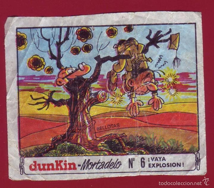 Coleccionismo cromos antiguos: DUNKIN - MORTADELO - UN CROMO 6 - Foto 1