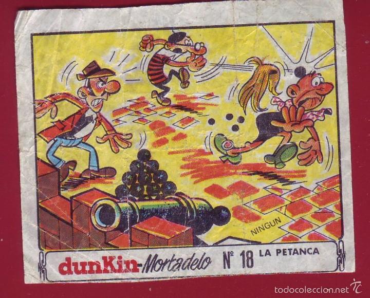 Coleccionismo cromos antiguos: DUNKIN - MORTADELO - UN CROMO 18 - Foto 1