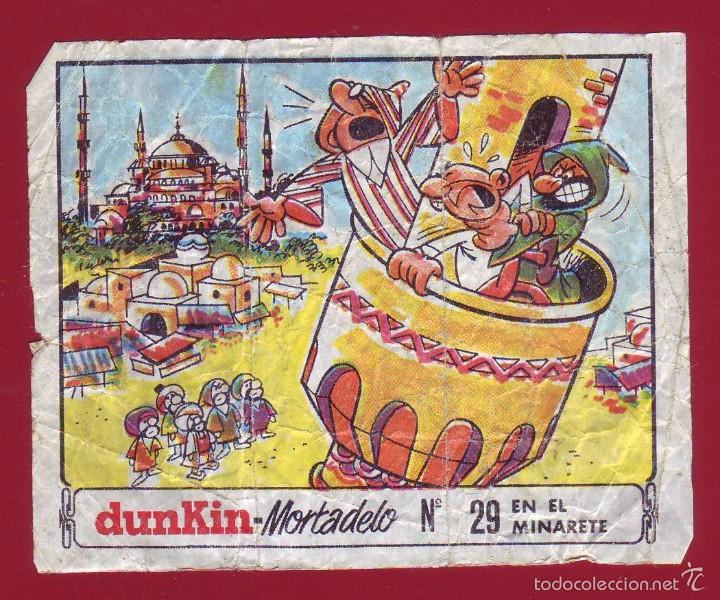 Coleccionismo cromos antiguos: DUNKIN - MORTADELO - UN CROMO 29 - Foto 1