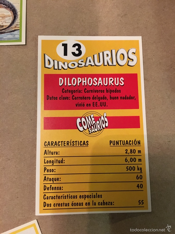 Coleccionismo cromos antiguos: Lote de Cromos de Dinosaurios - Foto 3