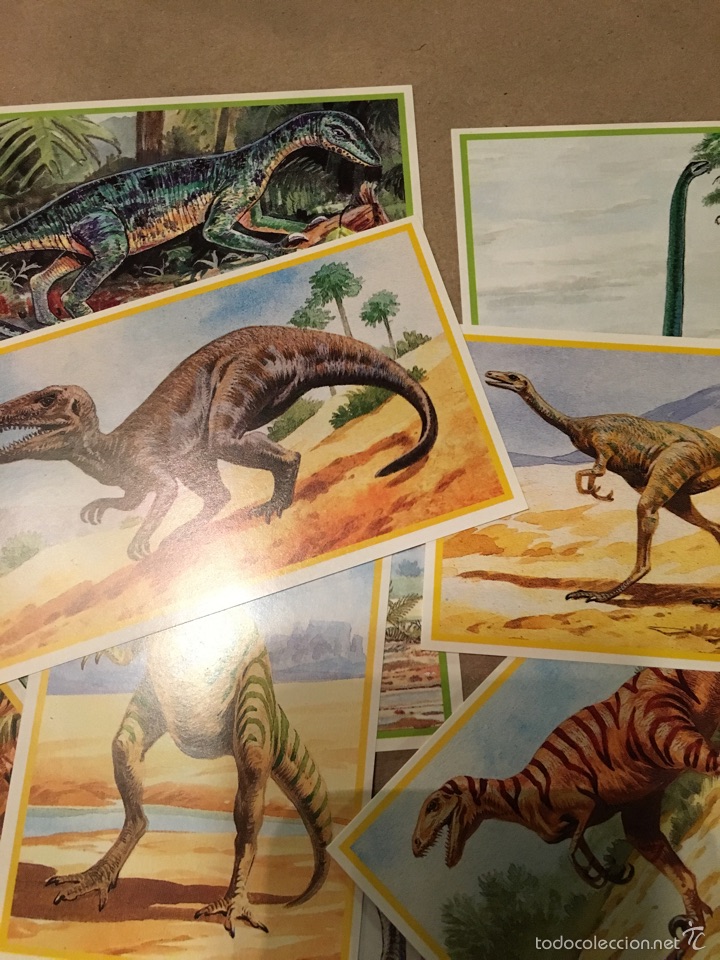 Coleccionismo cromos antiguos: Lote de Cromos de Dinosaurios - Foto 4