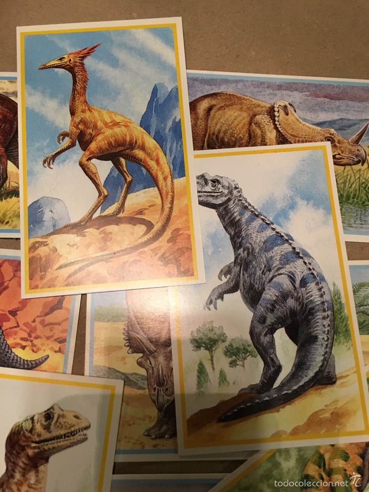Coleccionismo cromos antiguos: Lote de Cromos de Dinosaurios - Foto 5