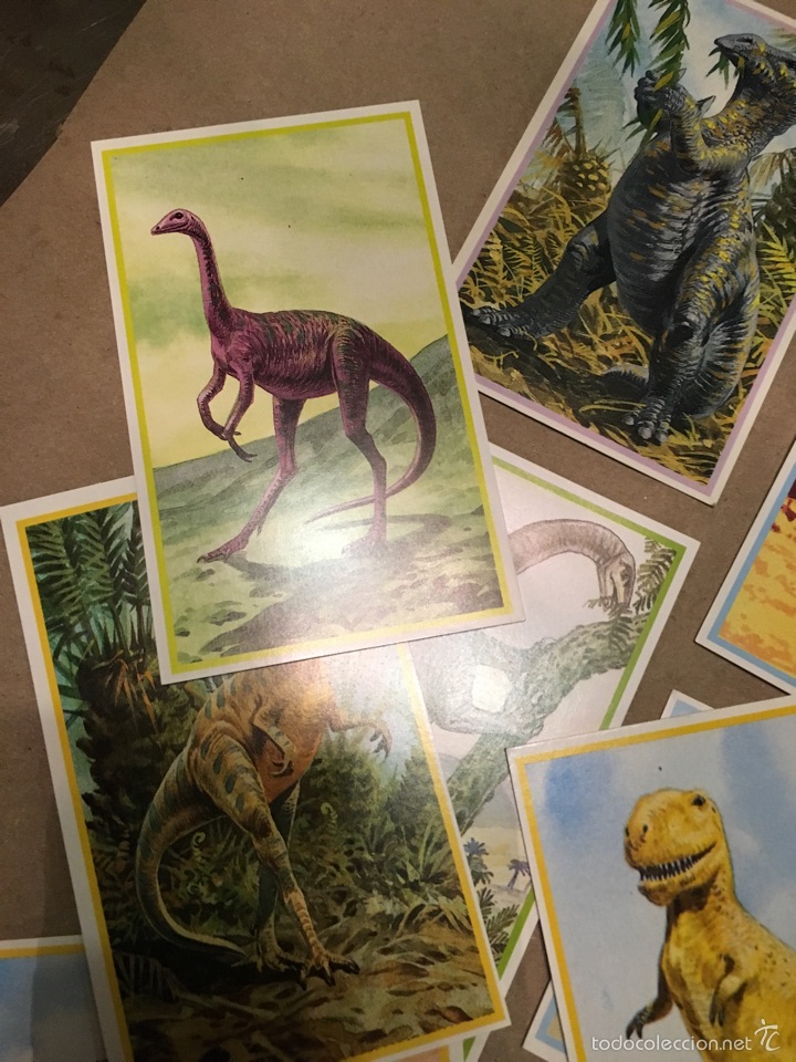Coleccionismo cromos antiguos: Lote de Cromos de Dinosaurios - Foto 6