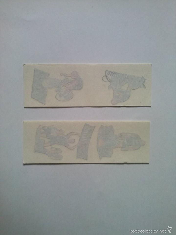 Coleccionismo cromos antiguos: 2 TATOO TATUAJE CASTELLBLANCH CASTEL BLANCH CICLISMO pegatina cromo tatoo bicicleta bici