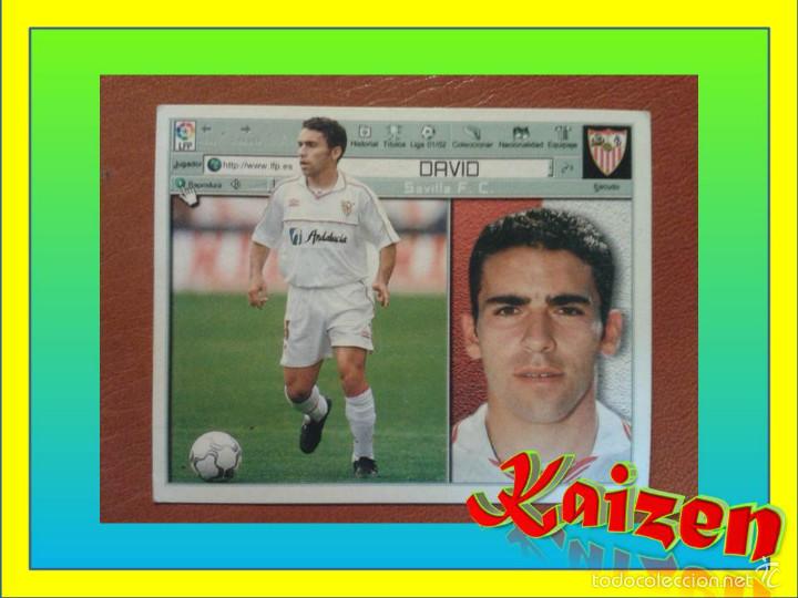 Coleccionismo cromos antiguos: DAVID. SEVILLA. SIN PEGAR. EDICIONES ESTE 2001/02. 01/02 - Foto 1