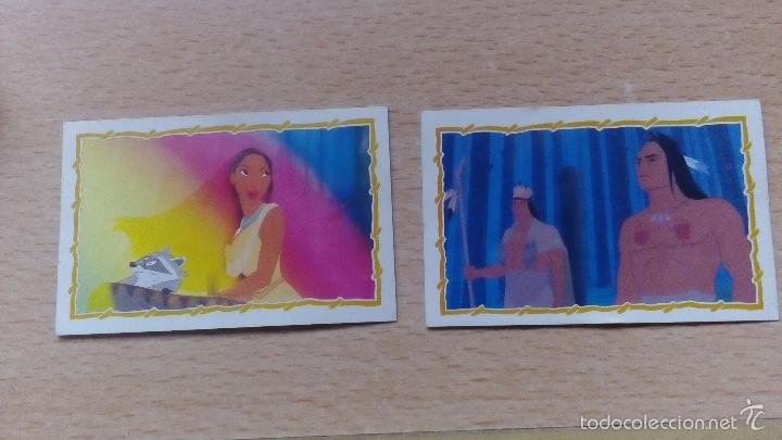 Coleccionismo cromos antiguos: 5 cromos pocahontas - Foto 1