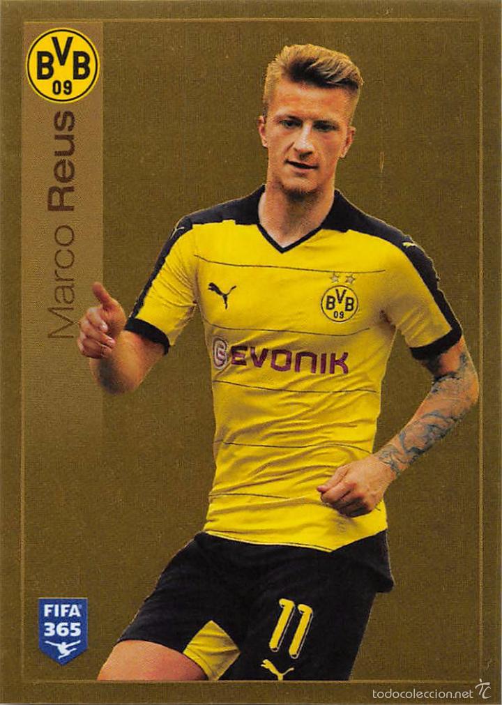Coleccionismo cromos antiguos: PANINI FIFA 365 (THE GOLDEN WORLD OF FOOTBALL) #509 REUS (BORUSSIA DORTMUND)