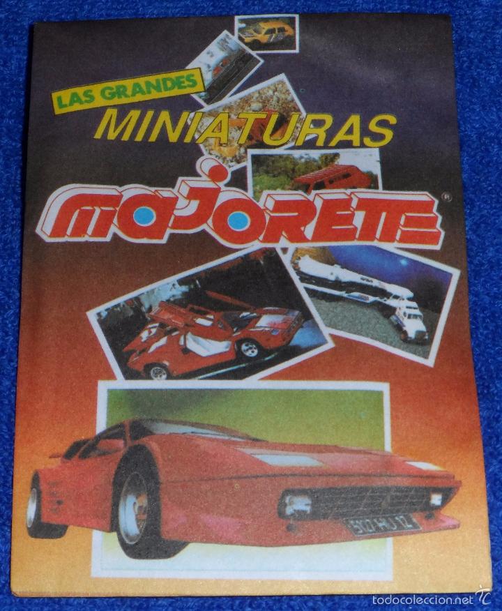 Coleccionismo Cromos antiguos: Grandes Miniaturas Majorette - Majorette Espa&ntilde;a