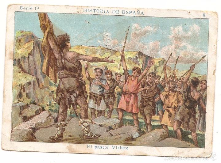 Coleccionismo cromos antiguos: Cromo de historia de Espa&ntilde;a - Foto 1