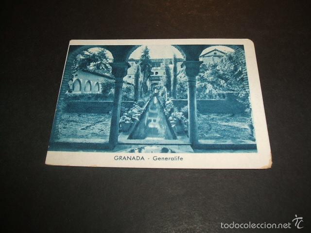 Coleccionismo cromos antiguos: GRANADA GENERALIFE CROMO A&Ntilde;OS 30 - Foto 1
