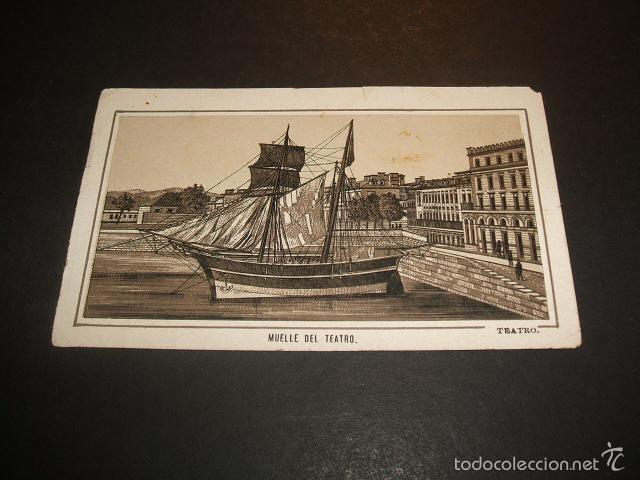 Coleccionismo cromos antiguos: LA CORU&Ntilde;A CROMO SIGLO XIX - Foto 1