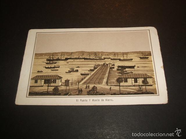 Coleccionismo cromos antiguos: LA CORU&Ntilde;A CROMO SIGLO XIX - Foto 1