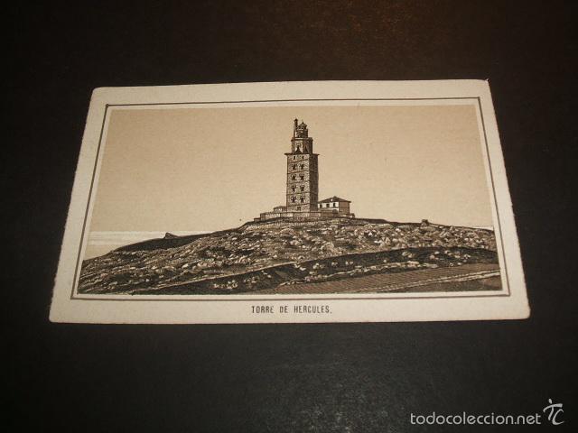Coleccionismo cromos antiguos: LA CORU&Ntilde;A CROMO SIGLO XIX - Foto 1
