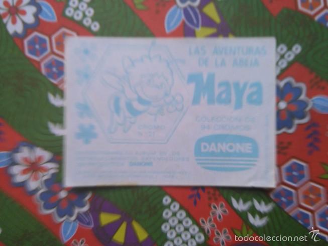 Coleccionismo cromos antiguos: cromo DANONE LA ABEJA MAYA 27 - Foto 2