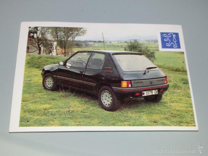 Coleccionismo Cromos antiguos: ANTIGUO CROMO N&ordm; 49 ALBUM MIX 92 COCHES PEUGEOT 205 GTX A&Ntilde;OS 90