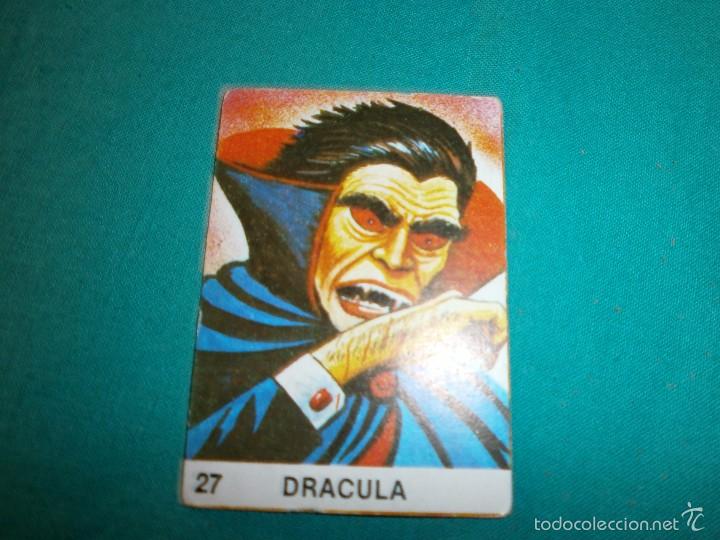 Coleccionismo cromos antiguos: cromo super monstruos sin pegar n&ordm;27 dracula - Foto 1