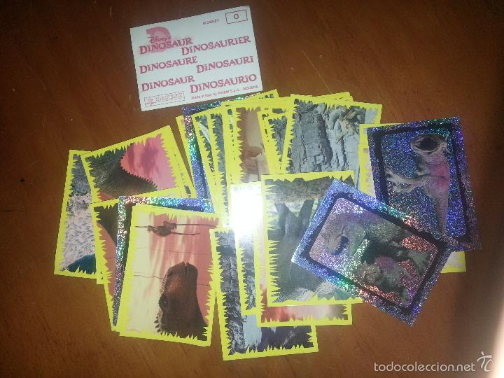 Collectable Antique Stickers: cromo - lote de 34 cromos adhesivos para album dinosaurio dinosaurier dinosaure disney  , panini,
