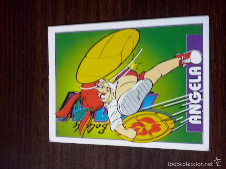 Coleccionismo cromos antiguos: Cromo card Bola de Dan Ediciones Este ANGELA n&ordm; 36 - Foto 1