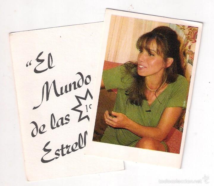 Coleccionismo Cromos antiguos: CROMO DE ANA BEL&Eacute;N, EL MUNDO DE LAS ESTRELLAS