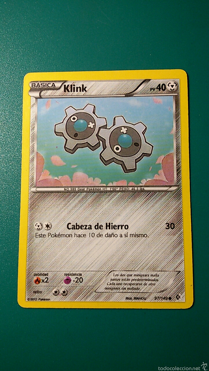 Coleccionismo cromos antiguos: CARTA POK&Eacute;MON 2012 - KLINK - Foto 1