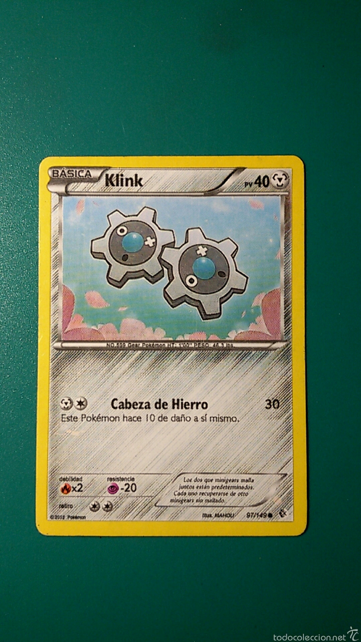 Coleccionismo cromos antiguos: CARTA POK&Eacute;MON 2012 - KLINK - Foto 1