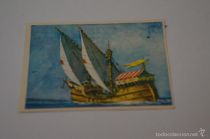 Collectable Antique Stickers: CROMO DE:NAVE SIGLO X,(DESPEGADO),N&ordm; 150,A&Ntilde;O 1963,DEL ALBUM,CONOCIMIENTOS UNIVERSALES,DE BIMBO