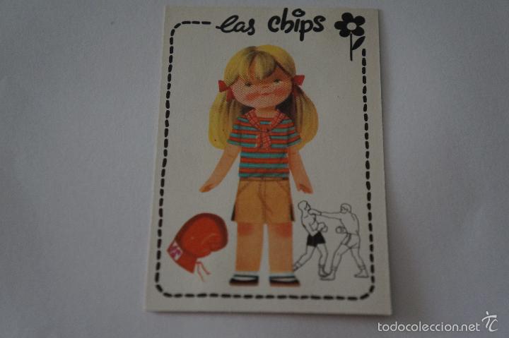 Collectionnisme Cartes &agrave; collectionner anciennes: CROMO DE:LAS CHIPS,(DESPEGADO),N&ordm; 55,A&Ntilde;O 1982,DEL ALBUM,LAS CHIPS,DE ARNALOT