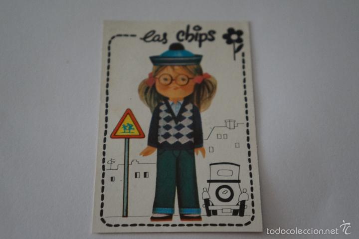 Collectionnisme Cartes &agrave; collectionner anciennes: CROMO DE:LAS CHIPS,(DESPEGADO),N&ordm; 144,A&Ntilde;O 1982,DEL ALBUM,LAS CHIPS,DE ARNALOT