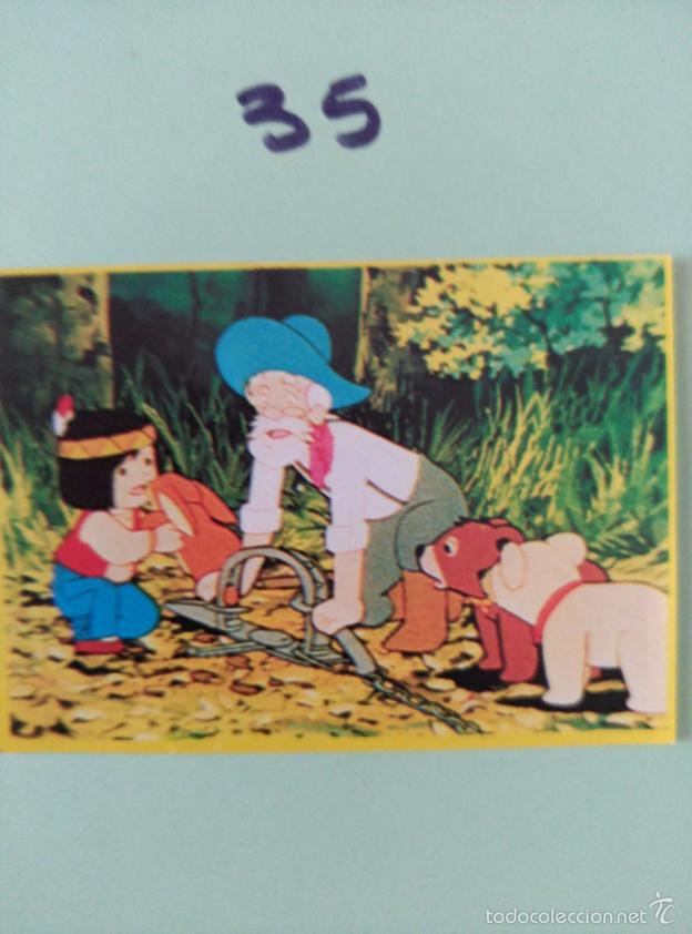 Coleccionismo cromos antiguos: CROMO DANONE JACKY EL OSO DE TALLAC N 35 - Foto 1