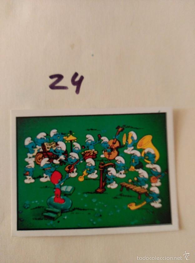 Coleccionismo cromos antiguos: cromo PITUFOPARADE PANINI LOS PITUFOS N 24 - Foto 1