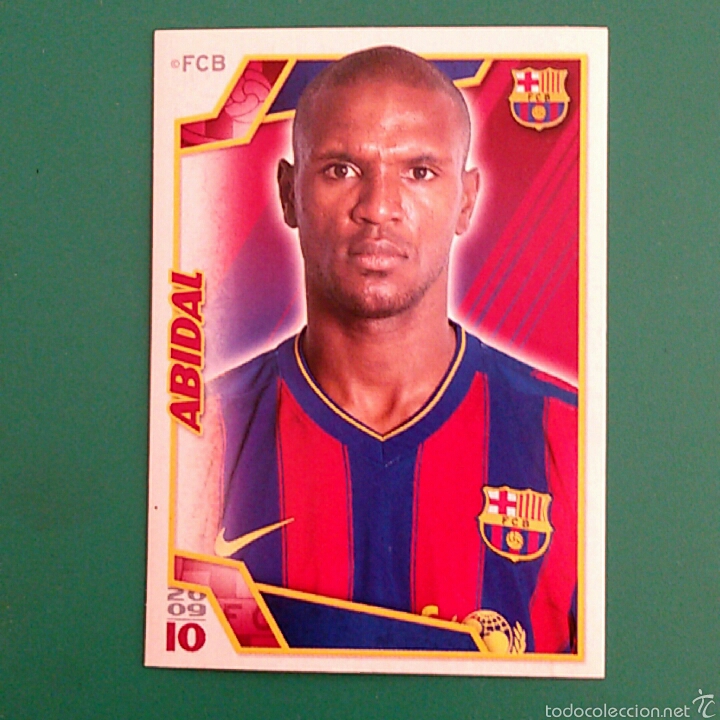 Coleccionismo cromos antiguos: Cromo EL BAR&Ccedil;A DE LAS SEIS COPAS 2009/10 N&deg;154 ABIDAL - Foto 1