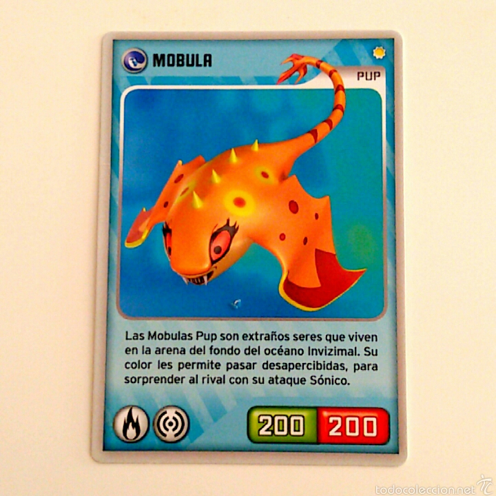 Coleccionismo cromos antiguos: Carta INVIZIMALS ? N&deg;223 MOBULA - Foto 1