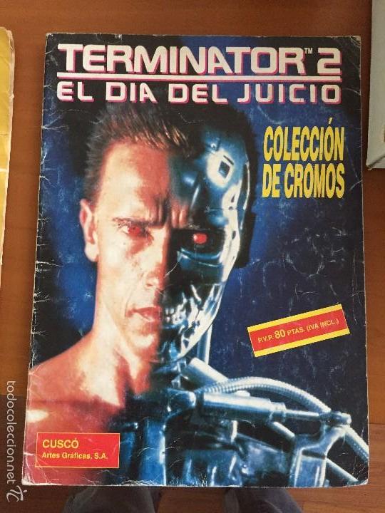 Coleccionismo Cromos antiguos: terminator 2 album con 118 cromos se puede llegar a vender sueltos