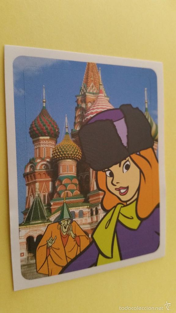 Coleccionismo Cromos antiguos: CROMO SCOOBY-DOO - ! VUELTA AL MUNDO ! (PANINI 2012) - N&ordm; E