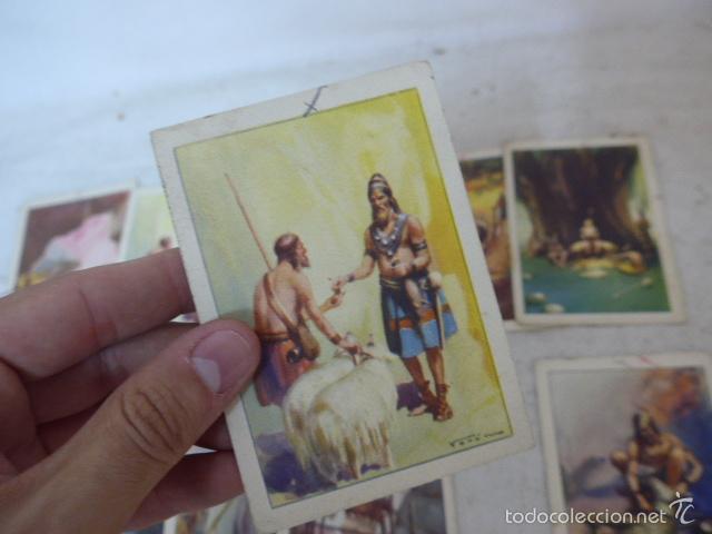 Coleccionismo cromos antiguos: Lote 18 cromos de historia del progreso humano, chocolates amatller - Foto 5