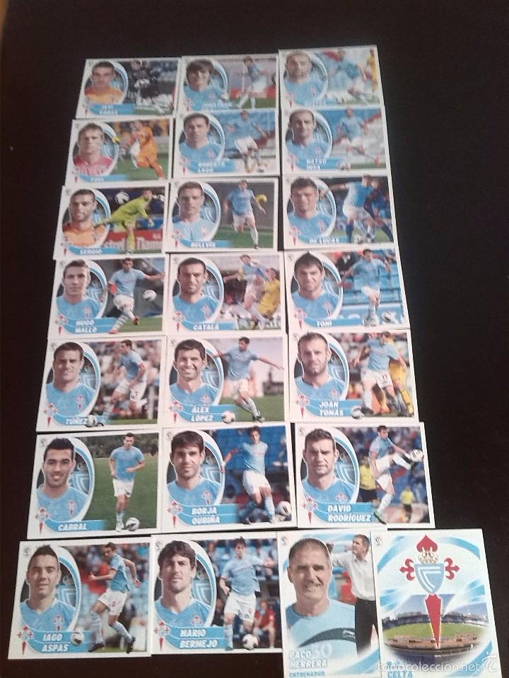 Coleccionismo cromos antiguos: LOTE 22 CROMOS R.C. CELTA LIGA ESTE 2012-13