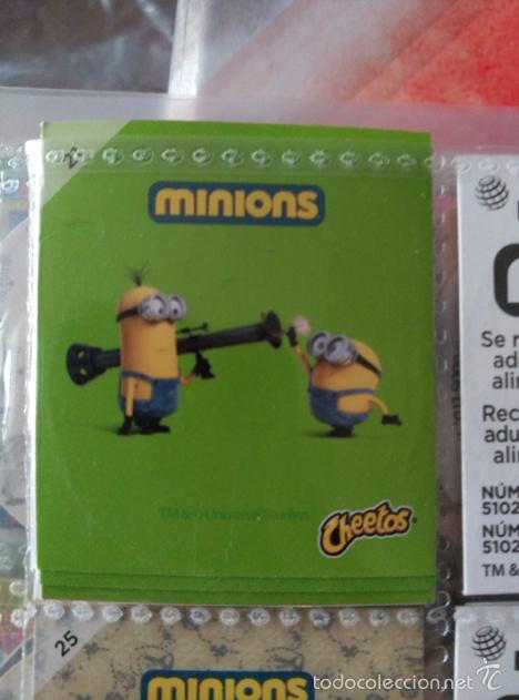 Minions Matutano Cheetos Pegatina Numero 21