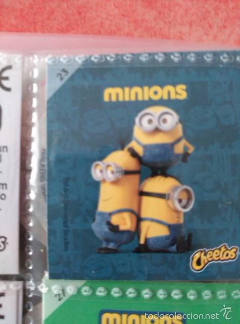 Minions Matutano Cheetos Pegatina Numero 23