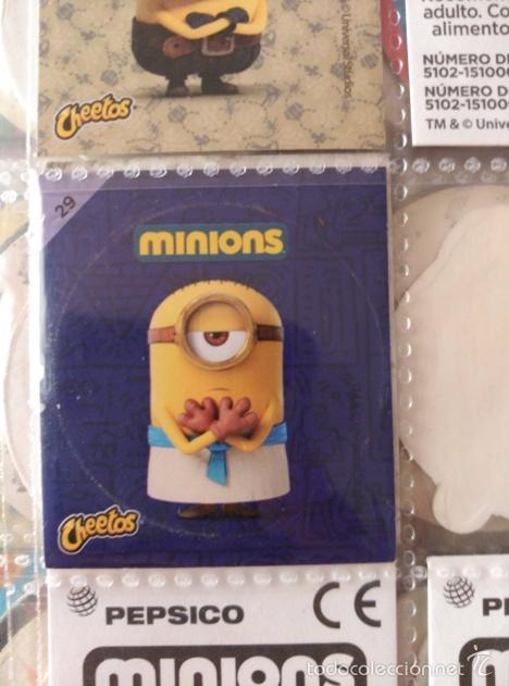 Minions Matutano Cheetos Pegatina Numero 29