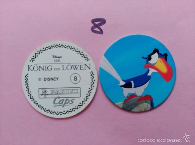 Coleccionismo cromos antiguos: TAZO EL REY LEON PANINI DISNEY N 8 - Foto 1