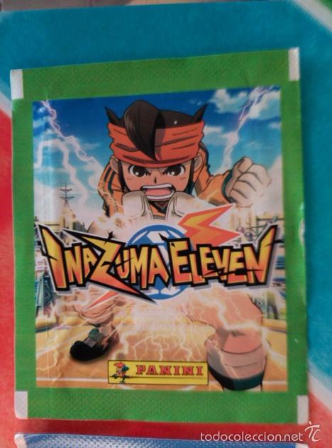 Coleccionismo cromos antiguos: INAZUMA ELEVEN  SOBRE ENVOLTORIO VACIO PANINI - Foto 1