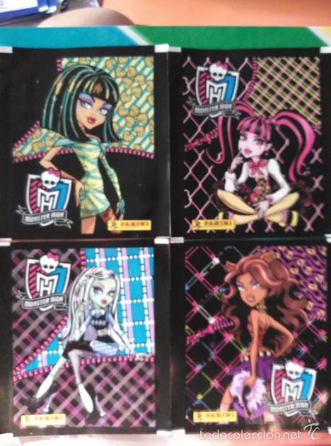Coleccionismo cromos antiguos: MONSTER HIGH  SOBRES ENVOLTORIOS VACIOS PANINI - Foto 1